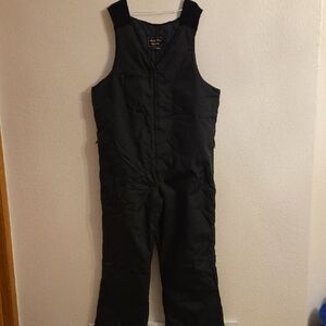 Black Insulated Overalls